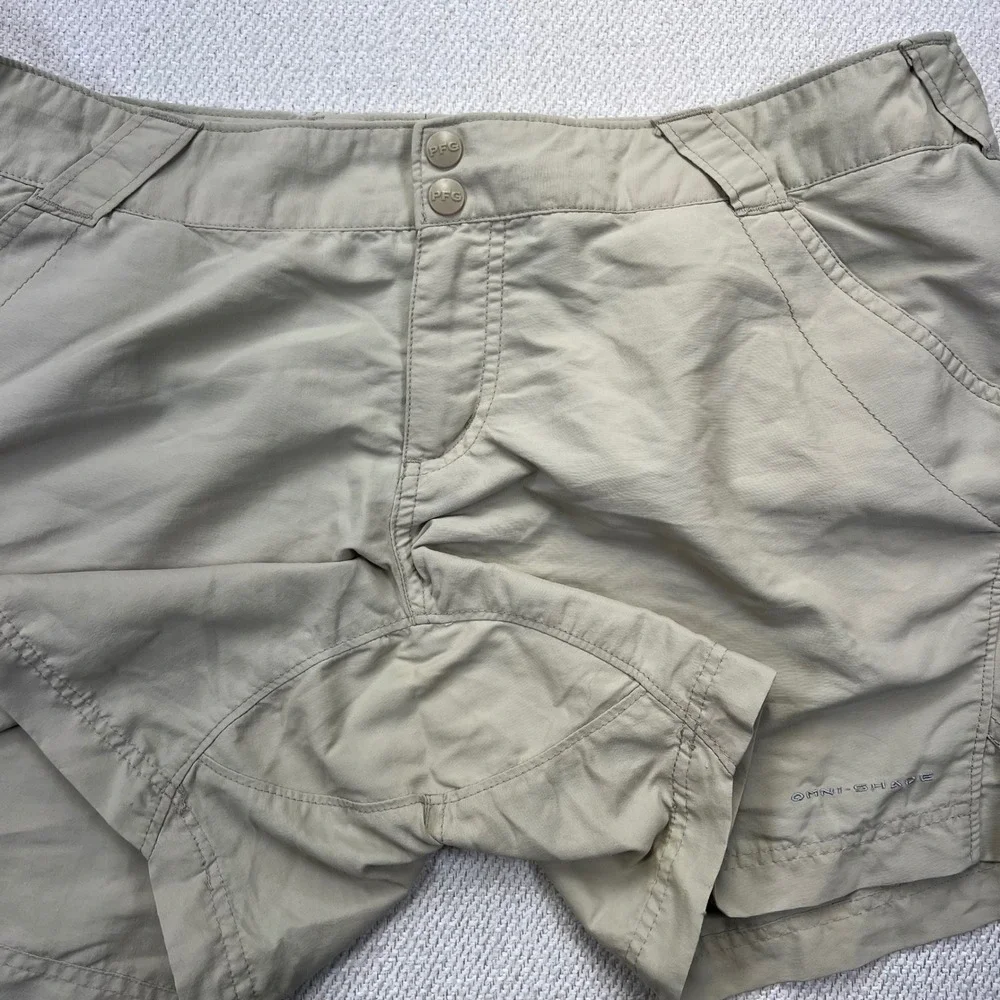 Columbia PFG Women's XL‎ Tan Omni-Shade Nylon Hiking Outdoor Utility Gorpcore